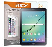 REY Pack 2X Pellicola salvaschermo per Samsung Galaxy Tab S2 8" t720, Pellicole salvaschermo Vetro Temperato 9H+, di qualità Premium Tablet