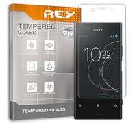 REY Pack 2X Pellicola salvaschermo per Sony Xperia XZ Premium, Vetro temperato, di qualità Premium