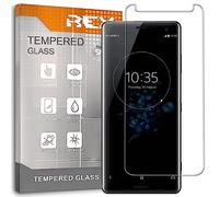 REY Pack 2X Pellicola salvaschermo per Sony Xperia XZ3, Vetro temperato, di qualità Premium