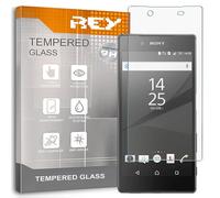 REY Pack 2X Pellicola salvaschermo per Sony Xperia Z5, Vetro temperato, di qualità Premium
