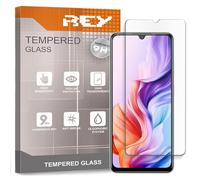 REY Pack 2X Pellicola salvaschermo per ZTE Blade V70 Max, Vetro temperato, di qualità Premium