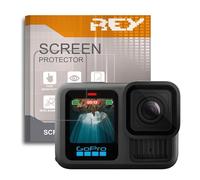 REY Pack 3X Pellicola Protettiva per Lo Schermo della Fotocamera GOPRO Lit Hero, Vetro temperato, di qualità Premium