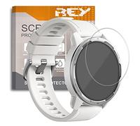 REY Pack 3X Pellicola salvaschermo per Garmin Fenix 7X 51mm - Fenix 7X PRO 51mm - QUATIX 6X Solar 51mm, Vetro temperato, di qualità Premium