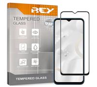 REY Pellicola salvaschermo 3D per AGM Note N1, Nero, Vetro temperato, Copertura Completa, Pellicola Protettiva Protezione Schermo, 3D / 4D / 5D