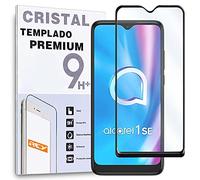 REY Pellicola salvaschermo 3D per ALCATEL 1SE 2020-1SE 2021, Nero, Vetro temperato, Copertura Completa, Pellicola Protettiva Protezione Schermo, 3D / 4D / 5D