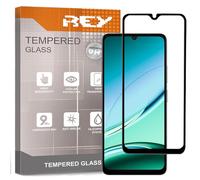 REY Pellicola salvaschermo 3D per DOOGEE Note 59 - Note 59 PRO, Nero, Vetro temperato, Copertura Completa, Pellicola Protettiva Protezione Schermo, 3D / 4D / 5D