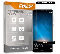 REY Pellicola salvaschermo 3D per Huawei Mate 10 Lite, Nero, Vetro temperato, Copertura Completa, Pellicola Protettiva Protezione Schermo, 3D / 4D / 5D