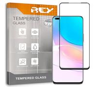 REY Pellicola salvaschermo 3D per Huawei Nova 8i, Nero, Vetro temperato, Copertura Completa, Pellicola Protettiva Protezione Schermo, 3D / 4D / 5D