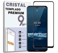 REY Pellicola salvaschermo 3D per Nokia 5.4, Nero, Vetro temperato, Copertura Completa, Pellicola Protettiva Protezione Schermo, 3D / 4D / 5D