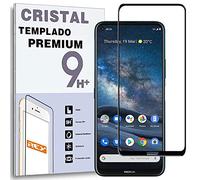 REY Pellicola salvaschermo 3D per Nokia 8.3 5G, Nero, Vetro temperato, Copertura Completa, Pellicola Protettiva Protezione Schermo, 3D / 4D / 5D