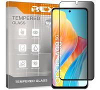 REY Pellicola salvaschermo antispia per Oppo A98 5G - REALME C55, Vetro temperato, di qualità Premium