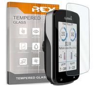 REY Pellicola salvaschermo per Garmin Edge 820 - Edge 520 - Edge 520 Plus, Vetro temperato, di qualità Premium