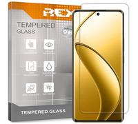 REY Pellicola salvaschermo per Oppo REALME 12 4G/5G - REALME 12+ - REALME 12X - A60 4G, Vetro temperato, di qualità Premium