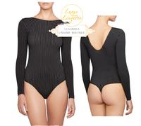 Rey String Body Di Wolford L Nero Bianco Elegante Con Design A Righe