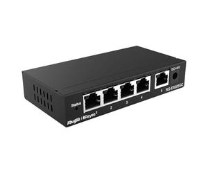 REYEE 5-Port Gigabit Smart Switch, 5 Gigabit RJ45 Ports, Desktop Steel Case Marca