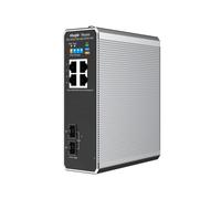 6542867 REYEE CLOUD INDUSTRIAL SWITCH L2 FULL MANAGED IP40, 4XRJ45 GIGABIT, 2XSF