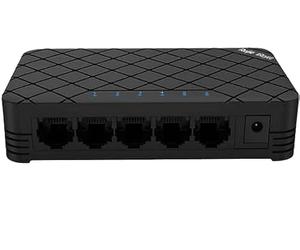 Reyee Rouijie Networks RG-ES05 - Switch desktop non gestito con custodia in plastica a 5 porte 10/100 Mbps