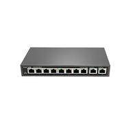 Reyee Rouijie Networks RG-ES110D-P - Switch desktop non gestito, 8 porte, 100 Mbps, con 2 porte Uplink