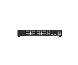 REYEE SMART SWITCH POE GIGABIT 20 P. 16 P. POE/POE+, 2 P. UPLINK GIGABIT RJ45/SFP, POWER BUDGET 250W