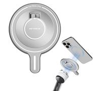 REYGEAK Base adattatore magnetico per giunto cardanico per Insta360 Flow 2 Pro, adattatore magnetico in lega di alluminio per Magsafe iPhone 16/15/14/13/12