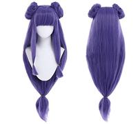 REYHS Anime Cosplay Wig,Ranma 1/2 Shampoo Wig,Purple Long Wig,with Free Wig Cap,for Christmas Carnival Party Halloween Cosplay Wig