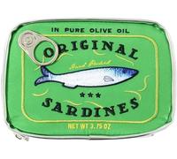 REYIN-CHHN Borsa da bagno in stile sardine in scatola carino tasche per trucco creativo portatile alla moda cerniera multifunzione morbida per le vacanze del fine settimana, Multicolore