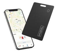 Reyke Slim Wallet Tracker Card, Localizzatore di Portafoglio Ricaricabile, Impermeabile IP68, Compatibile con Apple Find My (Solo iOS), Organizzatore per Etichette Bagagli e Passaporti