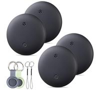 Reyke Smart Tag PRO, Koffer Tracker kompatibel mit Apple Wo Ist? App (Nur iOS), Schlüsselfinder für Schlüssel, Gepäck, Koffer, Brieftasche, IP67 Wasserdicht, 4 Pack