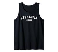 Reykjavik Islanda Viaggi Souvenir Popolare Città Canotta