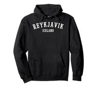 Reykjavik Islanda Viaggi Souvenir Popolare Città Felpa con Cappuccio