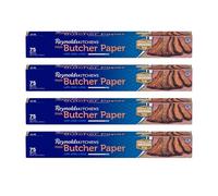 Reynolds Kitchens - Carta da macellaio per affumicare carne con taglierina, rosa, 2,5 mq (confezione da 4)