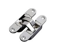 REYSTJYHK - Zinc Alloy Hidden Hinges Multi Size Hinges Hardware Invisible Concealed Folding Hinge with Screw for Furniture (Color : 110 x 30 mm Right Open)