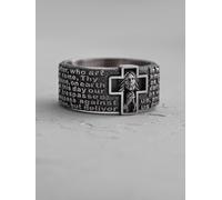 REYTEL Anello 'PRAYER OUR FATHER' argento Uomo REYTEL 56