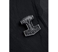 REYTEL Ciondolo 'THOR'S HAMMER with TREE OF LIFE' argento Uomo REYTEL One Size