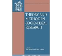 Reza Banakar Theory and Method in Socio-Legal Research (Copertina rigida)