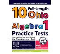 Reza Nazari 10 Full Length Ohio Algebra I Practice Tests (Tascabile)