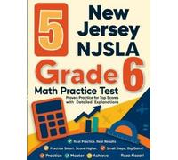 Reza Nazari 5 New Jersey NJSLA Grade 6 Math Practice Tests (Tascabile)