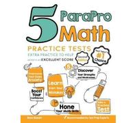 Reza Nazari 5 ParaPro Math Practice Tests (Tascabile)