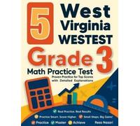 Reza Nazari 5 West Virginia WVGSA Grade 3 Math Practice Tests (Tascabile)