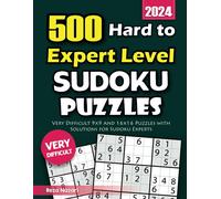 Reza Nazari 500 Hard to Expert Level Sudoku Puzzles (Tascabile)