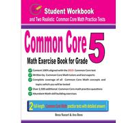 Reza Nazari Ava Common Core Math Exercise Book for Grade 5: Student (Tascabile)