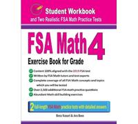 Reza Nazari Ava FSA Math Exercise Book for Grade 4: Student Workbook (Tascabile)