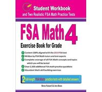 Reza Nazari Ava FSA Math Exercise Book for Grade 4: Student Workbook (Tascabile)