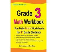 Reza Nazari Ava Ross Grade 3 Math Workbook (Tascabile)