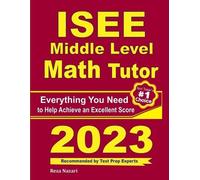 Reza Nazari Ava Ross ISEE Middle Level Math Tutor (Tascabile)