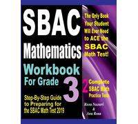 Reza Nazari Ava SBAC Mathematics Workbook For Grade 3: Step-By-Step (Tascabile)