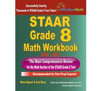 Reza Nazari Ava STAAR Grade 8 Math Workbook 2020 - 2021: The Most Co (Tascabile)