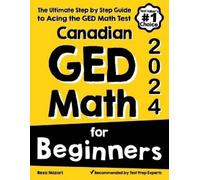 Reza Nazari Canadian GED Math for Beginners (Tascabile)