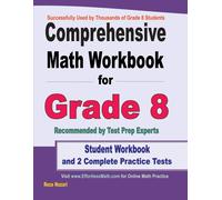 Reza Nazari Comprehensive Math Workbook for Grade 8: Student Workboo (Tascabile)