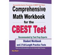 Reza Nazari Comprehensive Math Workbook for the CBEST Test: Student (Tascabile)